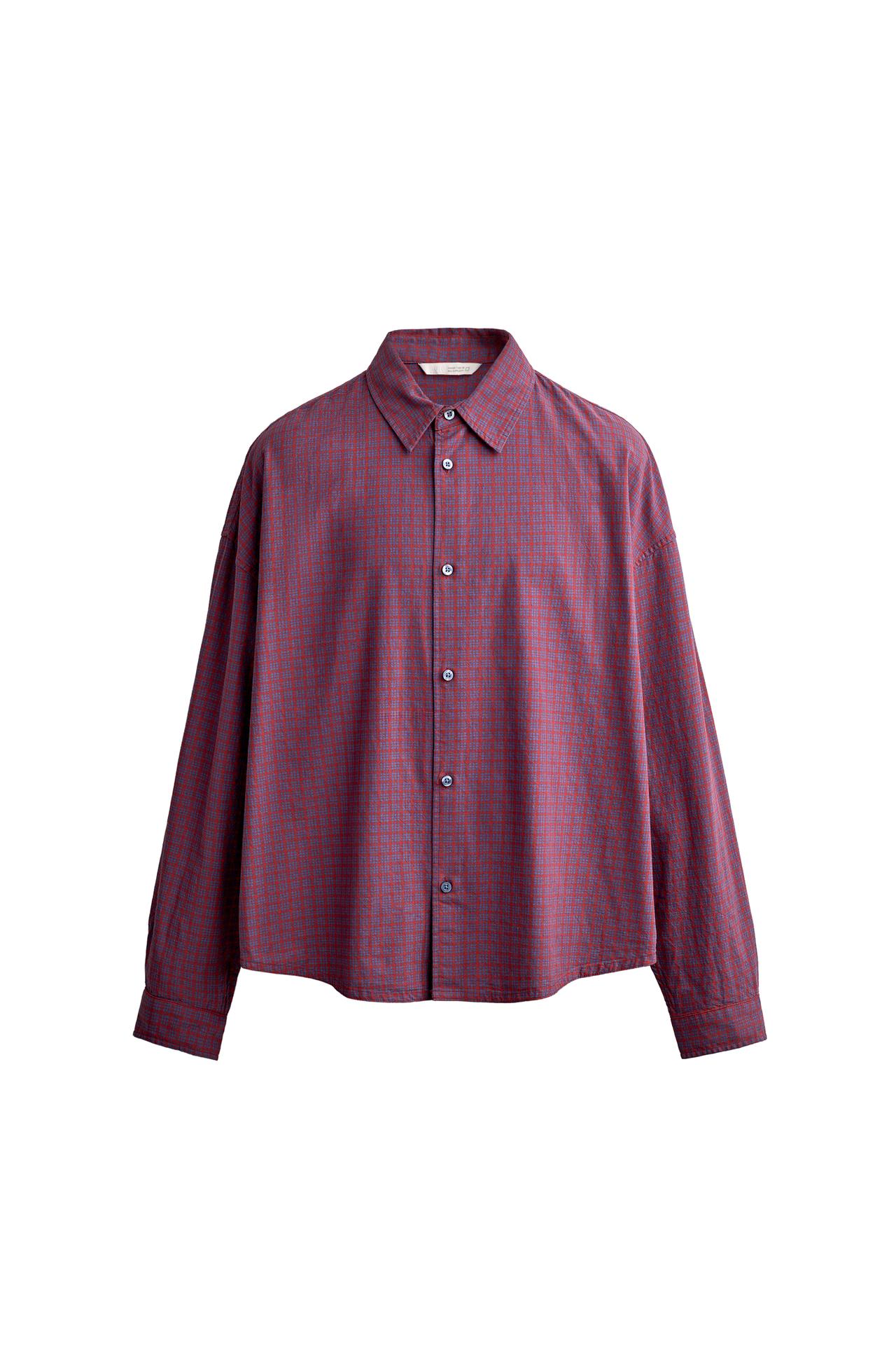 OVERSIZE FIT CHECKS SHIRT