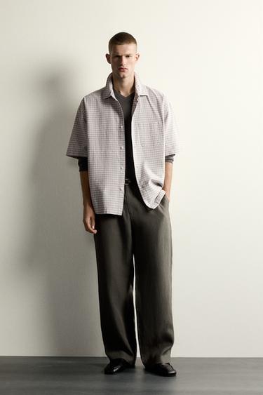 OVERSIZE FIT OXFORD SHIRT - Light grey by Zara