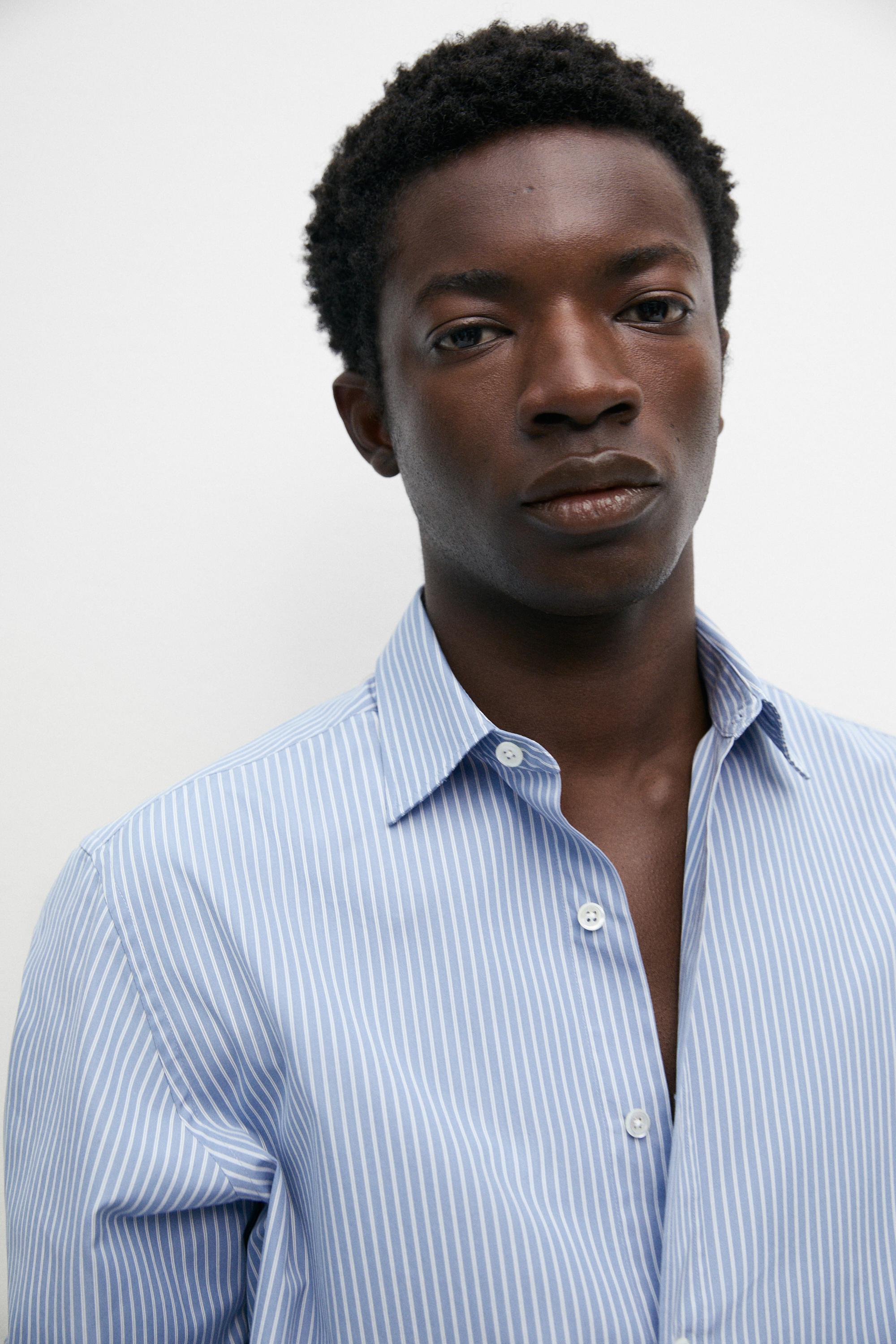100% cotton poplin regular fit shirt