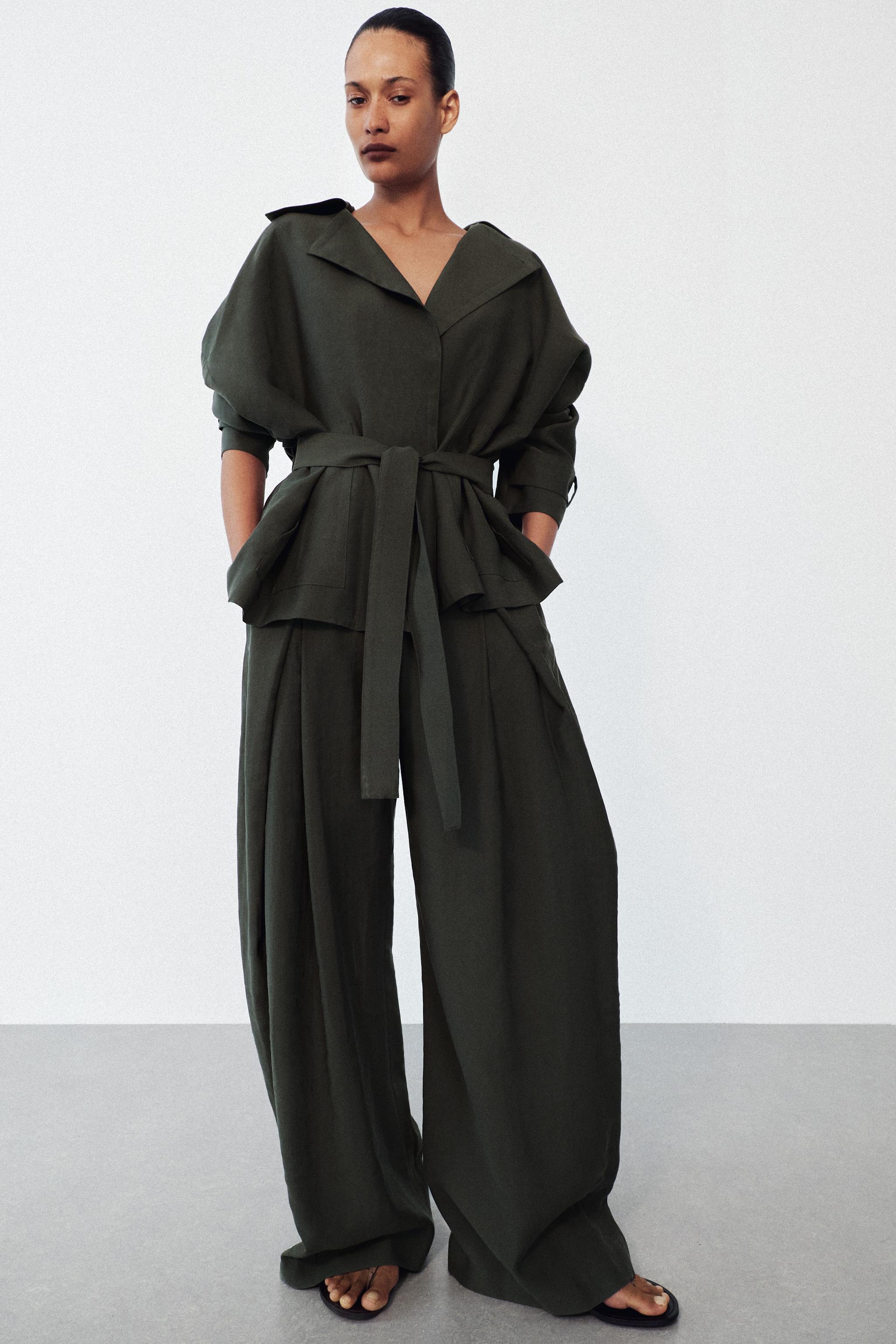CONJUNTO TRENCH E CALÇA ZW COLLECTION | ZARA Brasil