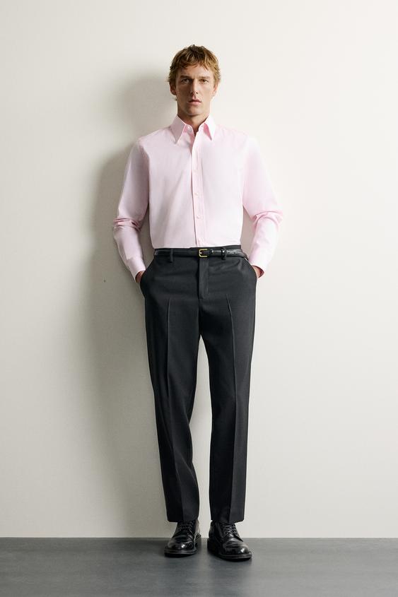 CAMISA SLIM FIT SANTA EULALIA BARCELONA 1843 X ZARA - Rosa de Zara - Imagen 0