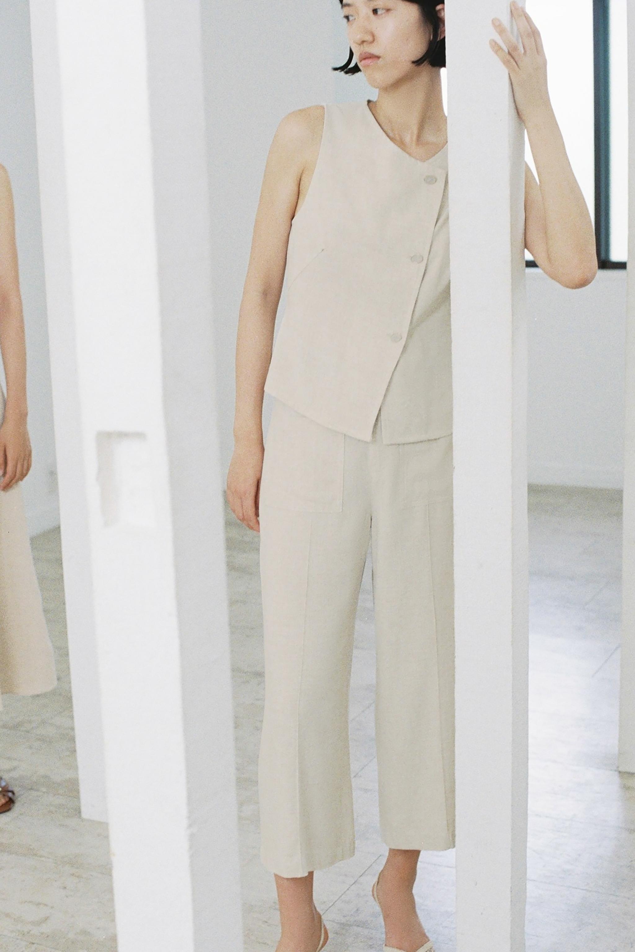 Zaraのレディースパンツ 春夏 レディーストラウザーパンツ ワイド | ZARA 日本