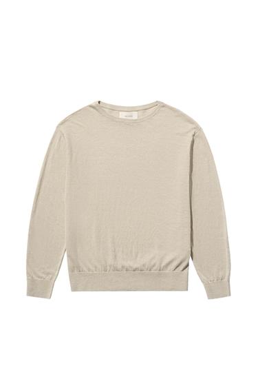 JERSEY LIGERO LINO - Beige vigoré de Zara