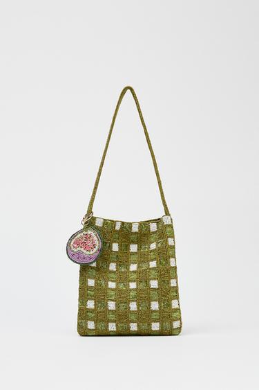MINI SAC SEAU FANTAISIE - Vert de Zara