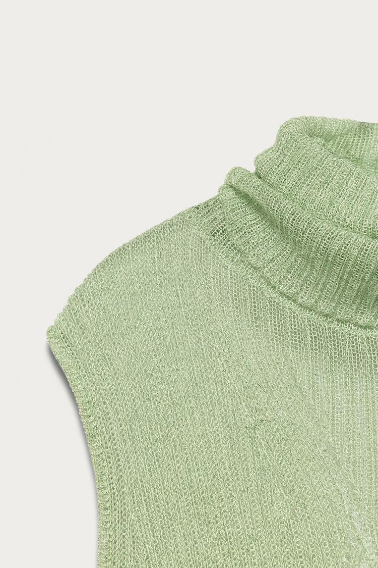 TOP DE PUNTO CON HILO METÁLICO MARISA BERENSON X ZARA 4