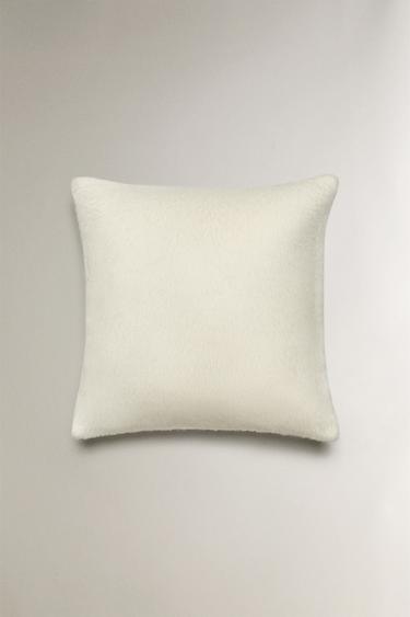 HOUSSE DE COUSSIN LAINE ET ALPAGA - Beige clair de Zara - Image 0