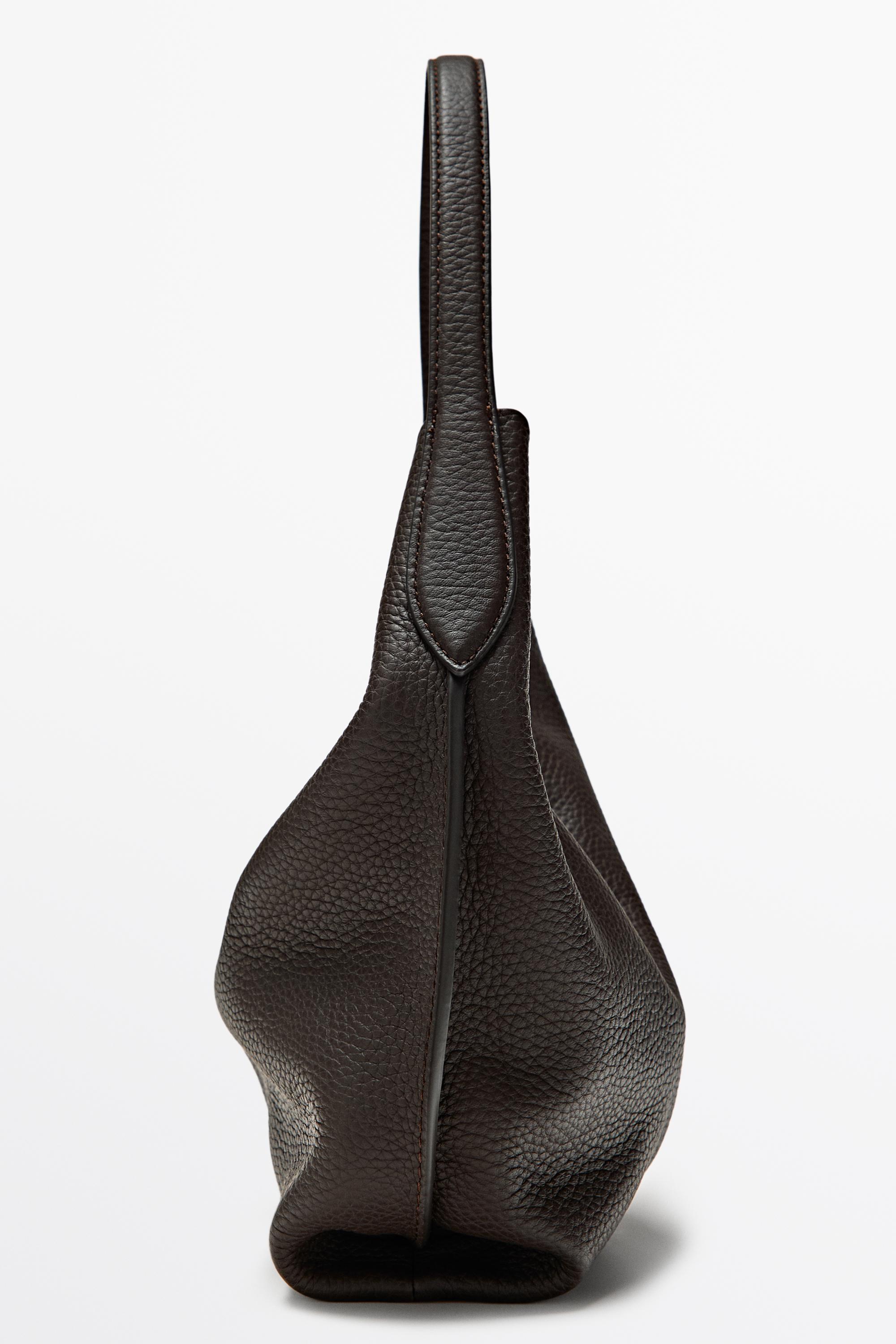 Nappa leather mini shoulder bag