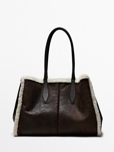 Zara Double-faced MD ICON bag - Brown