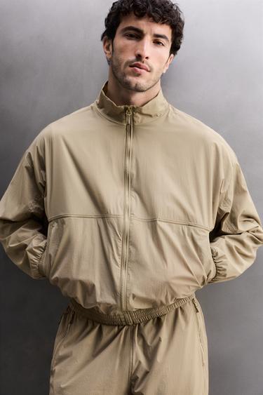 TECHNICAL TRAINING JACKET - Beige by Zara