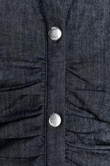 MIDIKLEID Z1975 DENIM - Blau von Zara