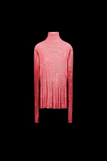 Zara 100% SILK T-SHIRT LIMITED EDITION - Red - Image 0