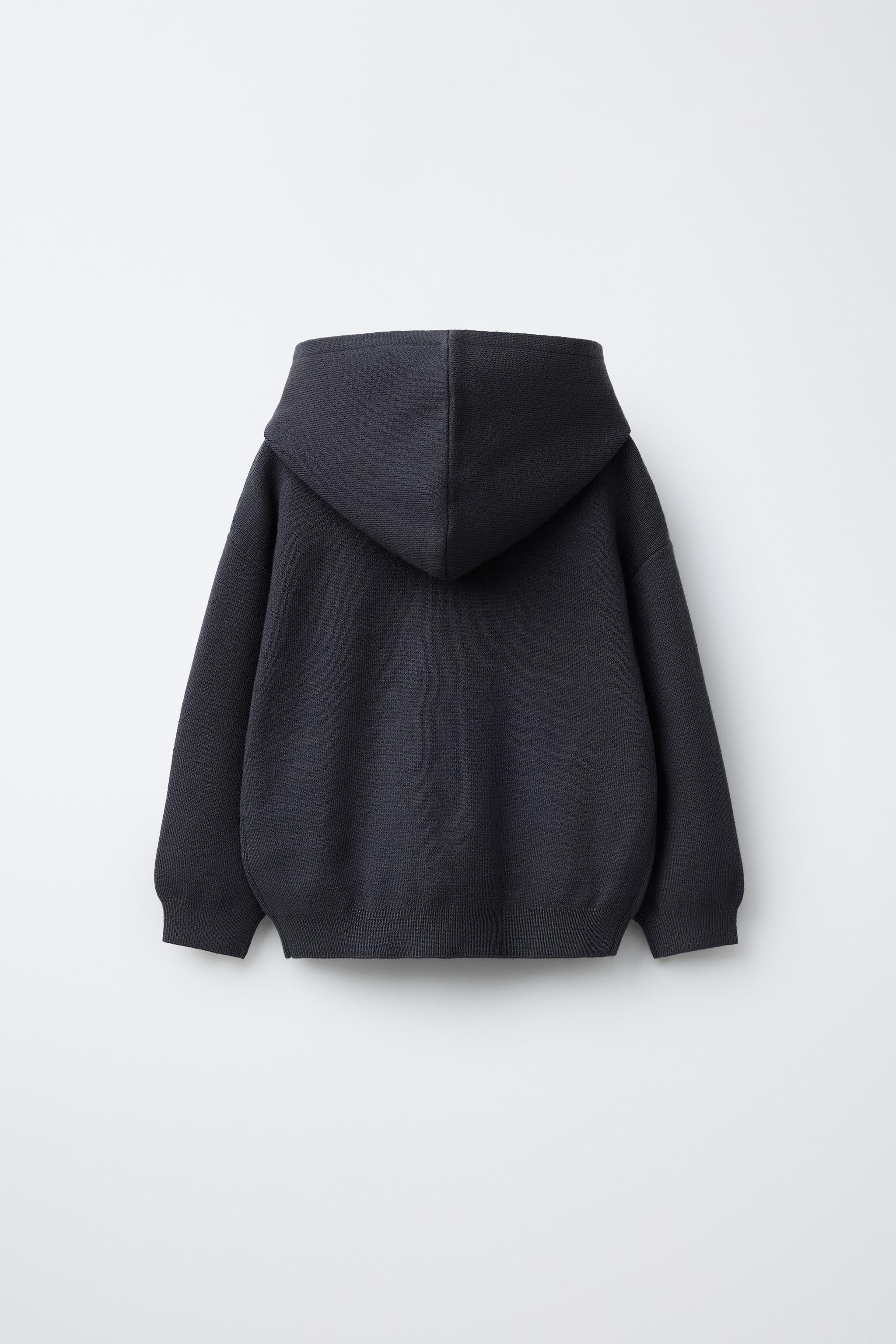 KNIT JUMPER WITH LETTER PATCH