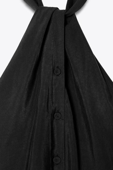 HALTER WAISTCOAT TOP - Black by Zara - Image 7
