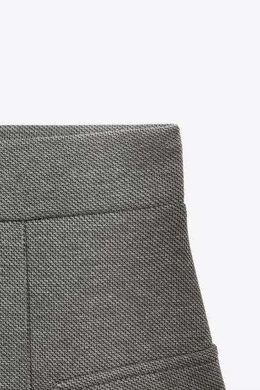 PANTALON PIQUÉ POCHES - Gris anthracite de Zara - Image 7