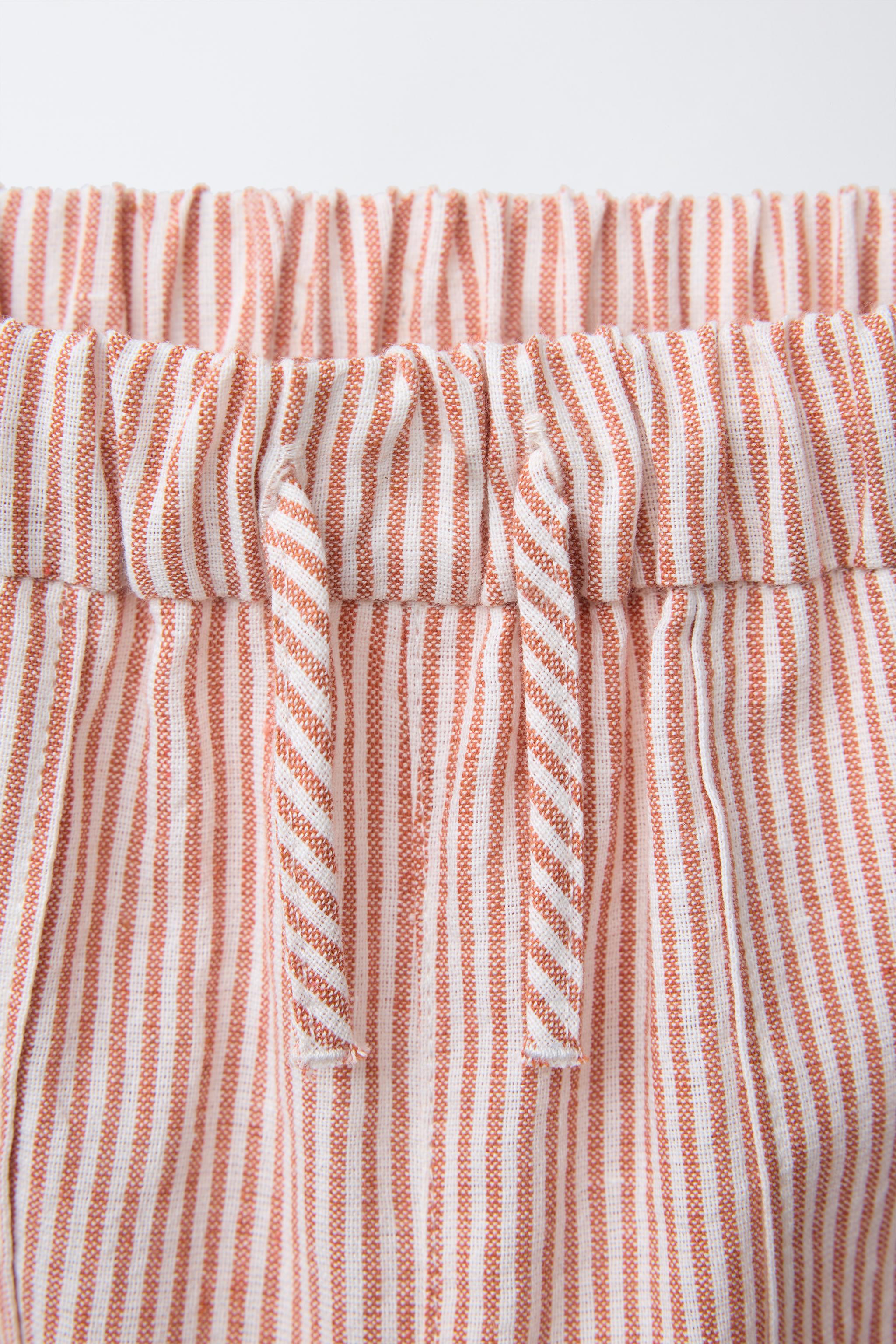 PANTALON BAGGY AVEC COTON ET LIN