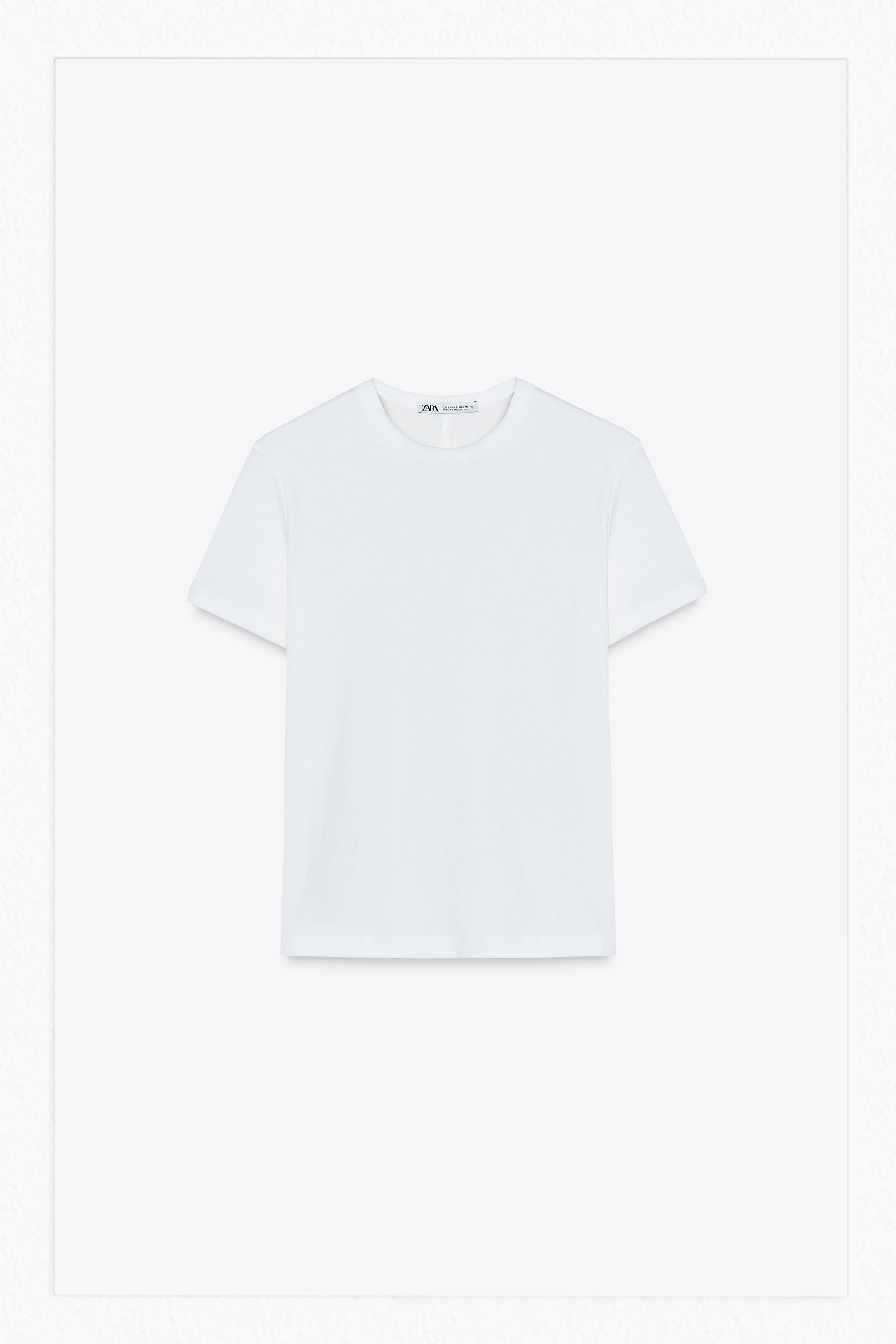 レディースクロップ丈Tシャツ | ZARA 日本