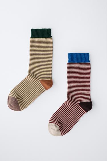 2-PACK OF STRIPED SOCKS - Multicoloured by Zara - Image 5