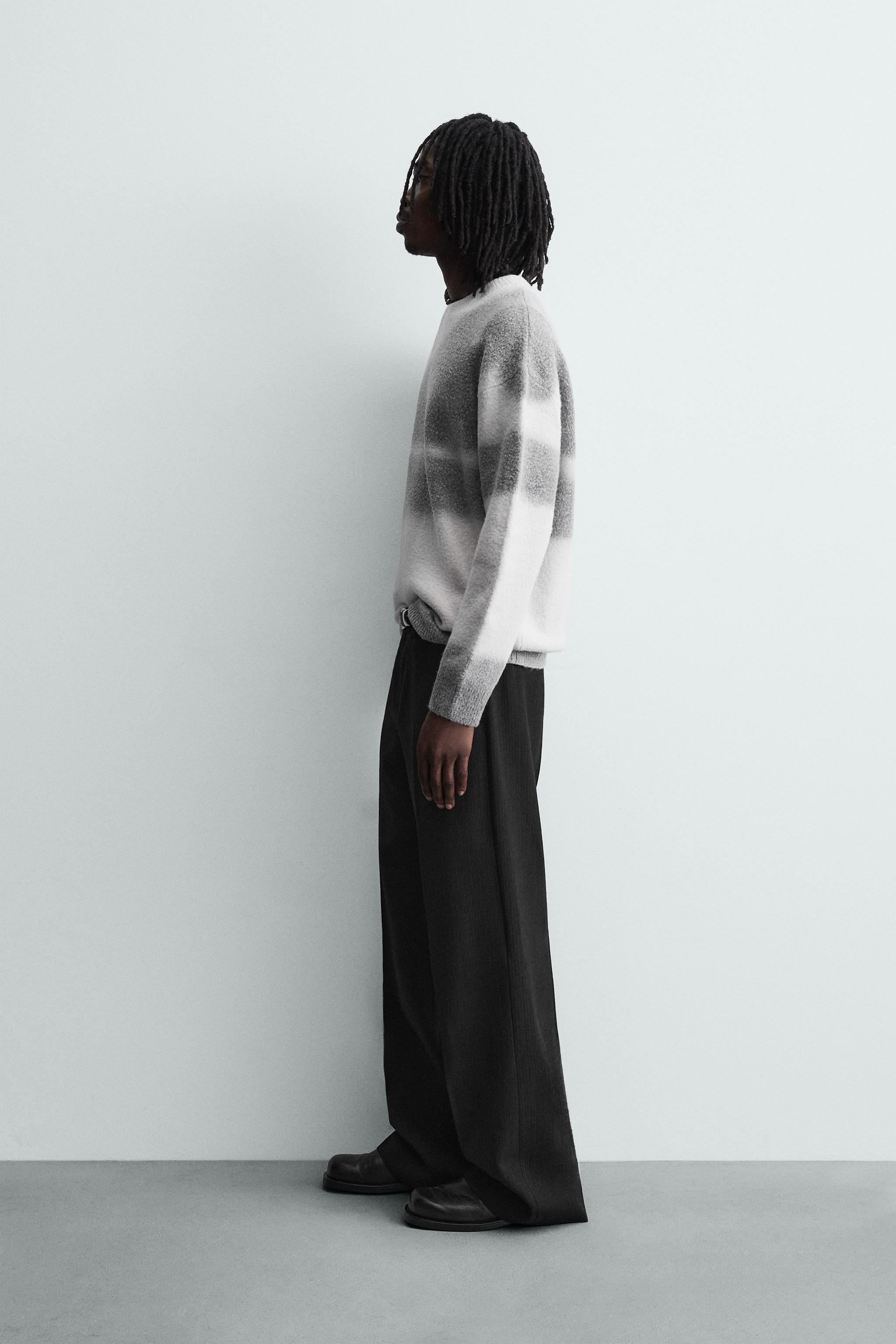 SPRAY EFFECT PRINT JUMPER