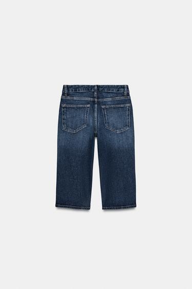 JEANS TRF CAPRI TAILLE NORMALE - Bleu marine de Zara - Image 5