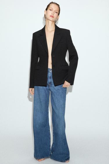 ZW COLLECTION BOOTCUT FULL LENGTH LOW RISE JEANS - Mid-blue by Zara - Image 0