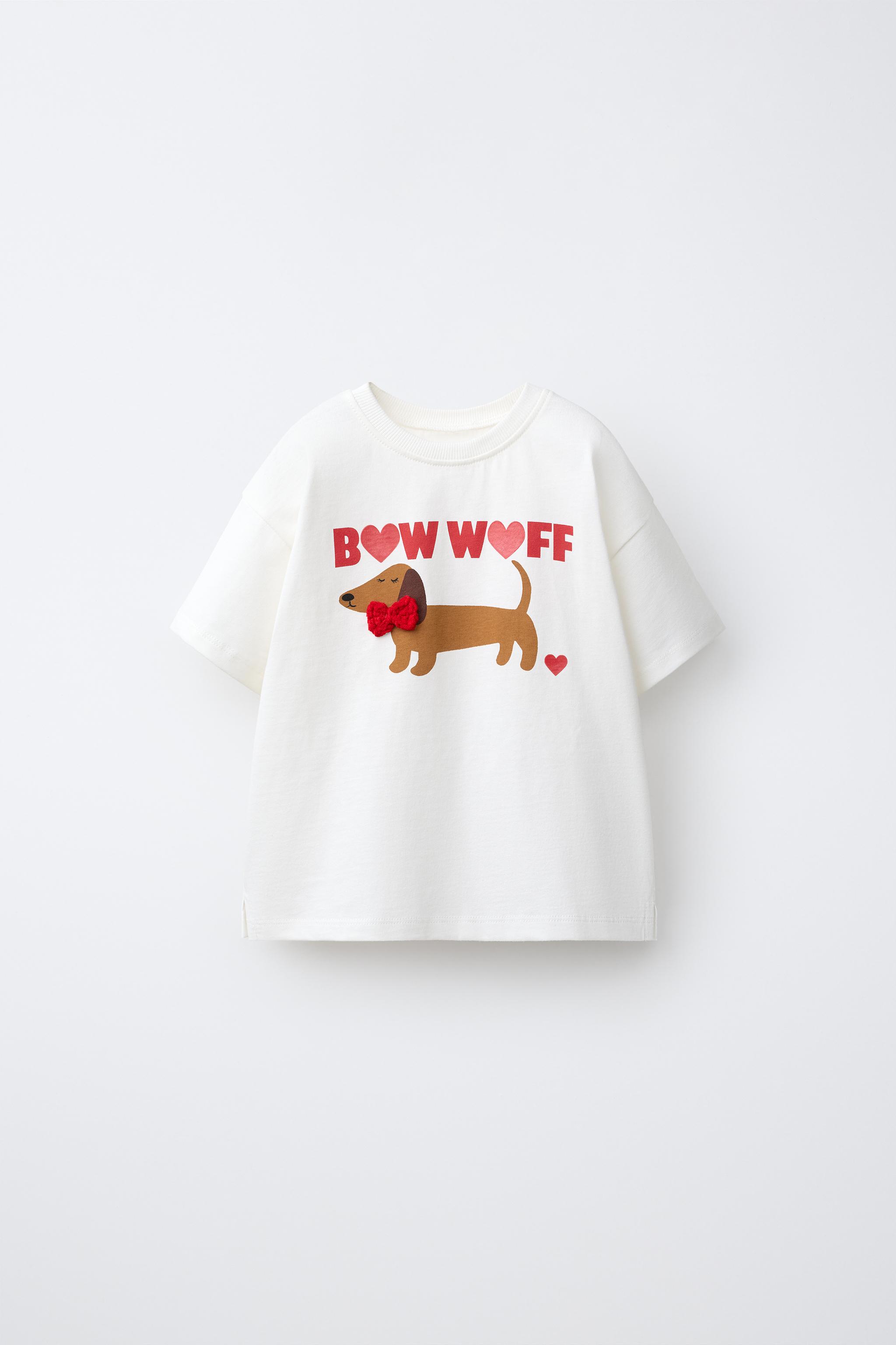 PUPPY PRINT T-SHIRT