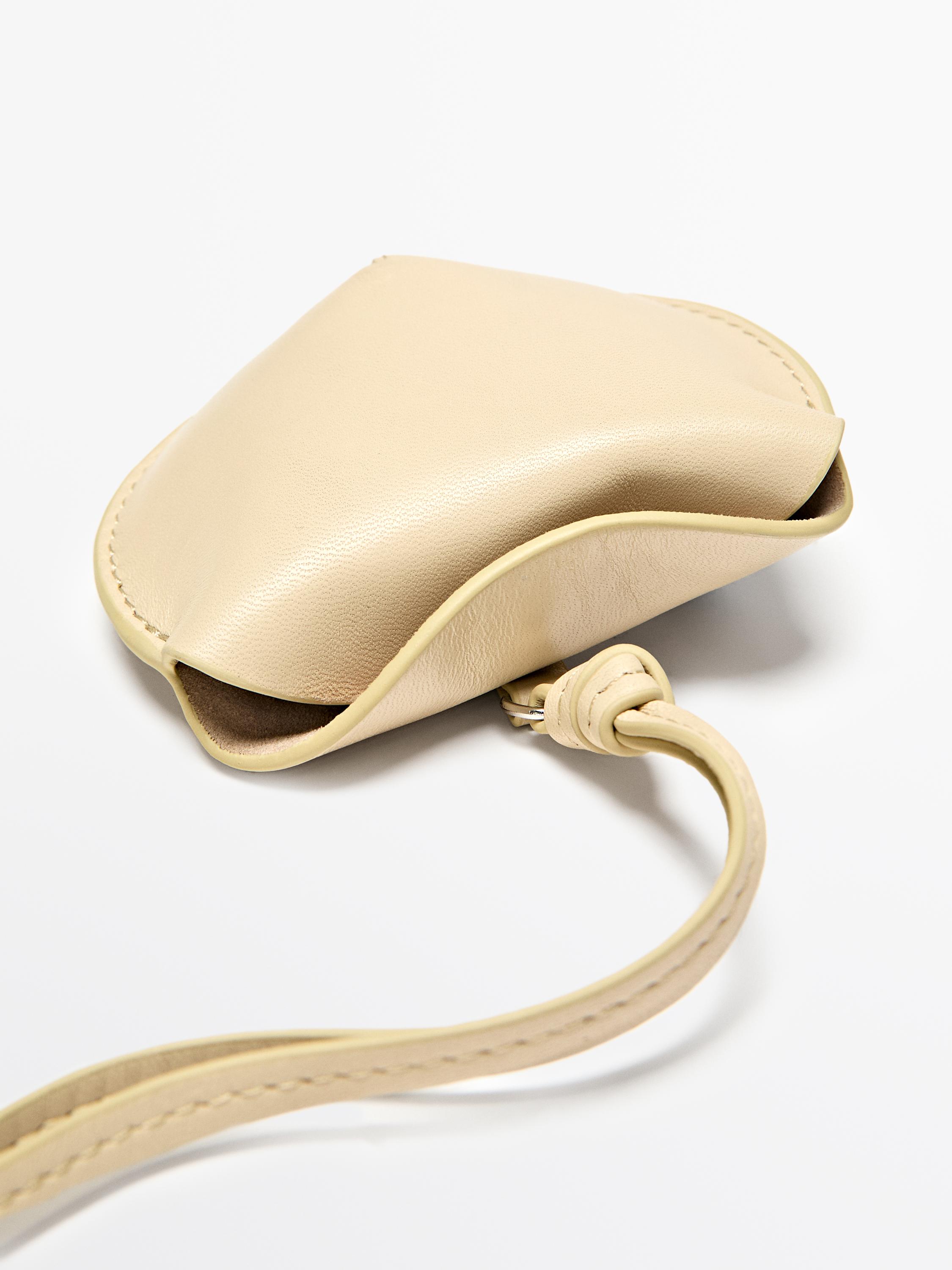 Foldable nappa leather AirPods case