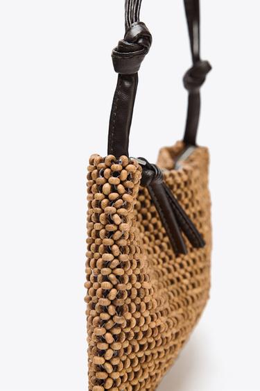 SAC PORTÉ ÉPAULE FANTAISIE - Marron de Zara - Image 4