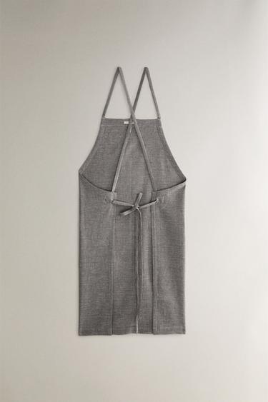 TABLIER LIN - Vert de Zara - Image 3