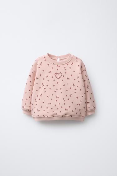 FLORAL SWEATSHIRT - Multicoloured by Zara