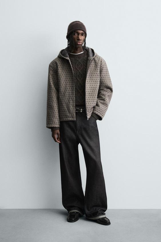 HORSE PRINT HOODIE JACKET