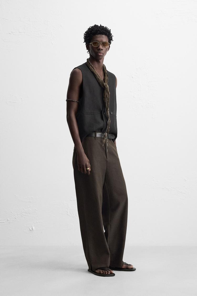 RELAXED FIT VENTED PANTS