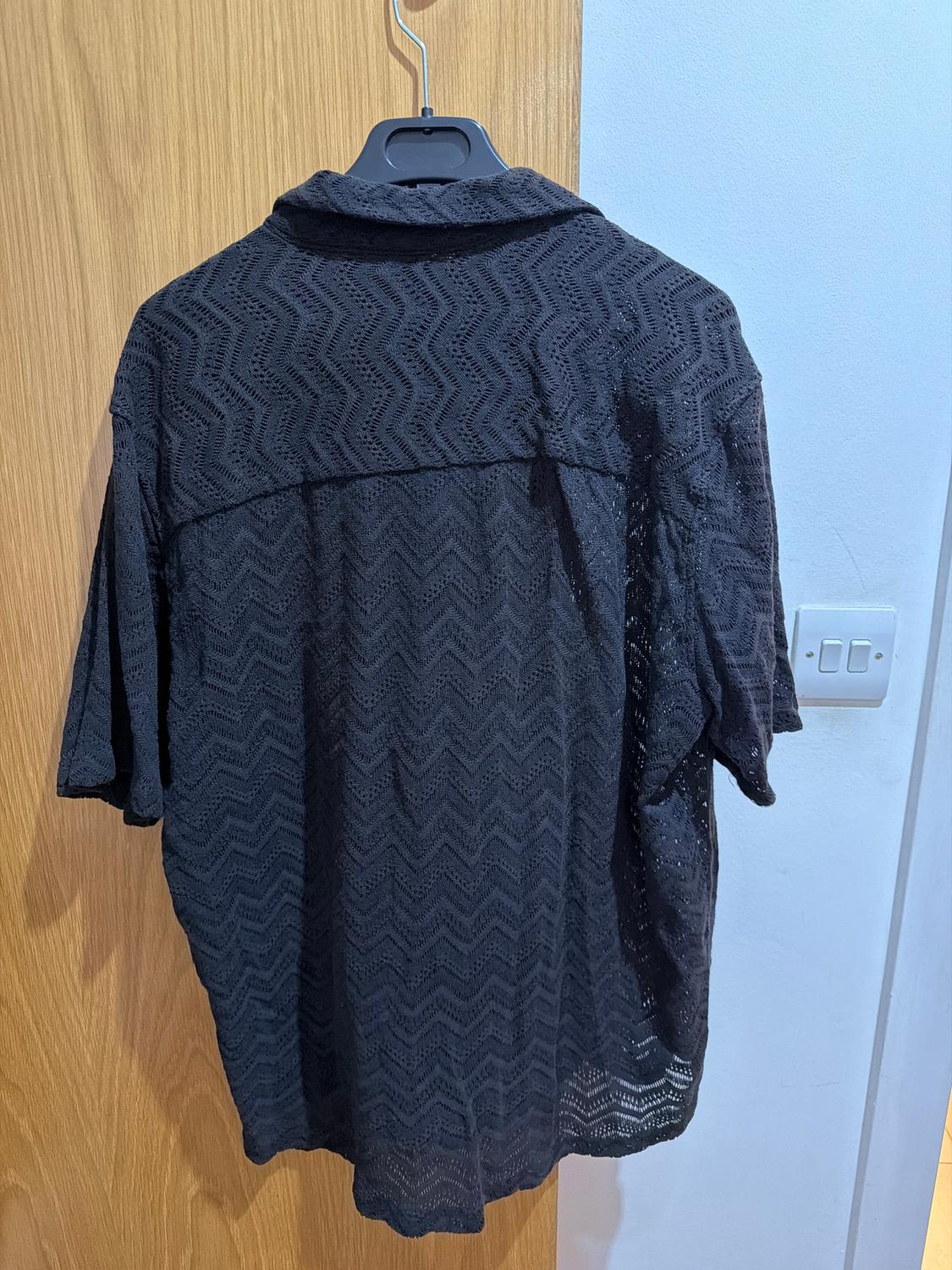 TEXTURED CROCHET SHIRT - Image 2
