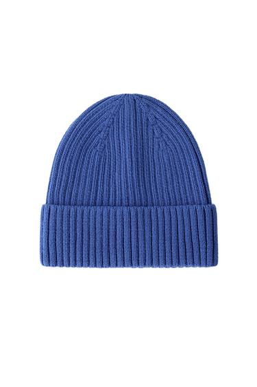 BASIC KNIT BEANIE - Blue by Zara