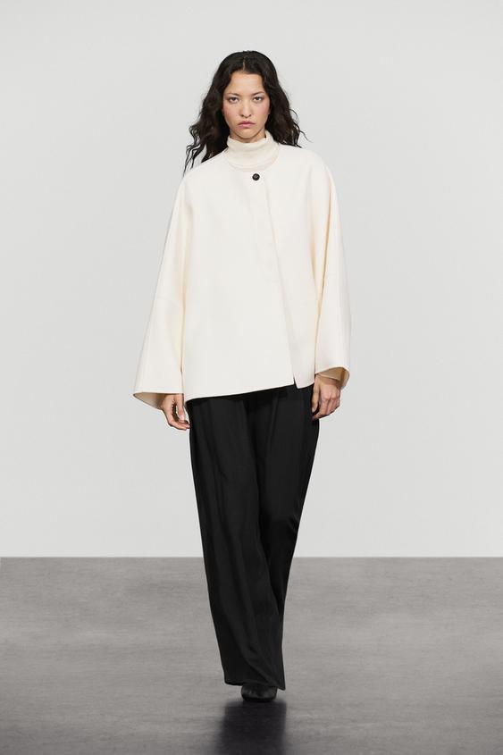 Zara Wool blend voluminous cape coat - 318 - Image 0