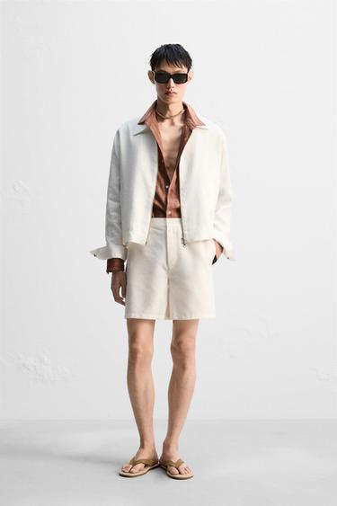 Zara 休閒版短褲 - 白色