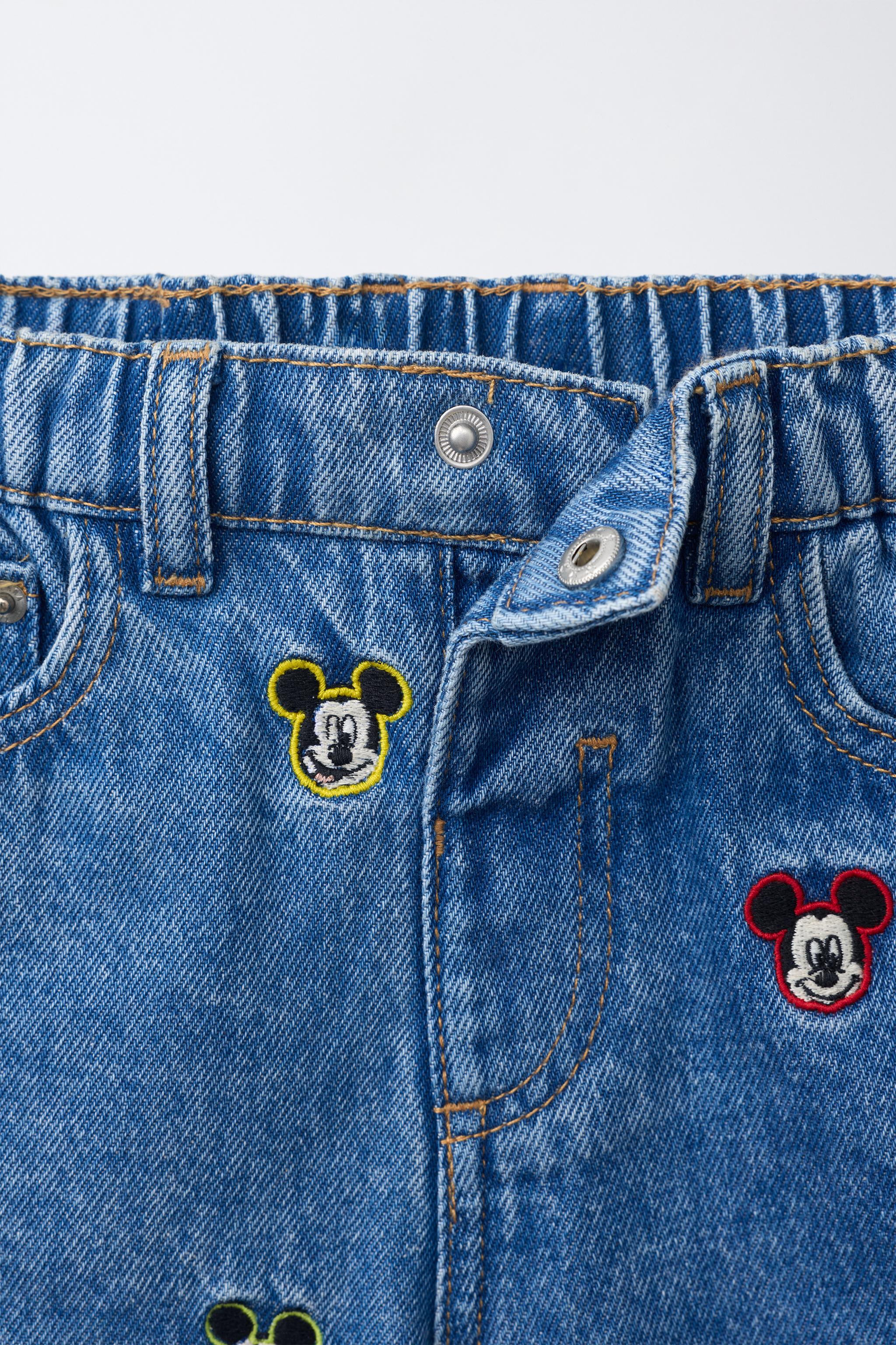 Детские шорты Zara MICKEY MOUSE © DISNEY DENIM SHORTS — фото 4