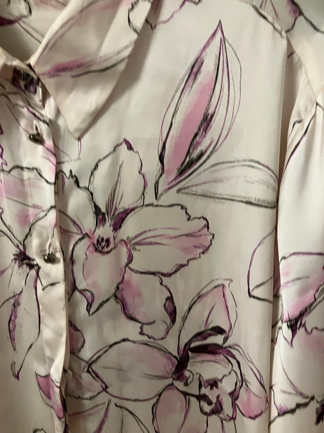 PRINTED SATIN SHIRT - Image 6