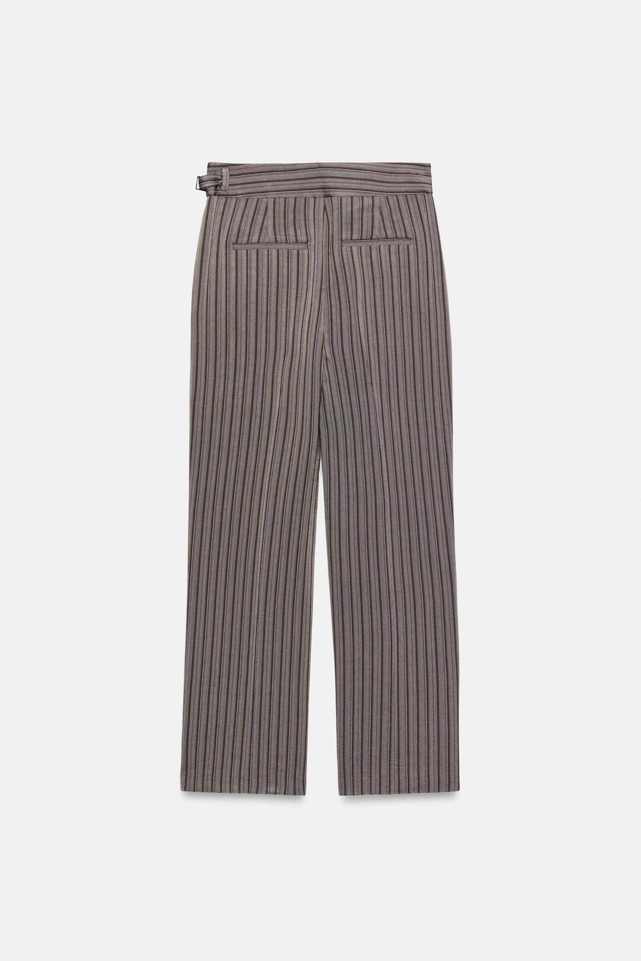 PANTALON À PINCES RAYURES ZW COLLECTION