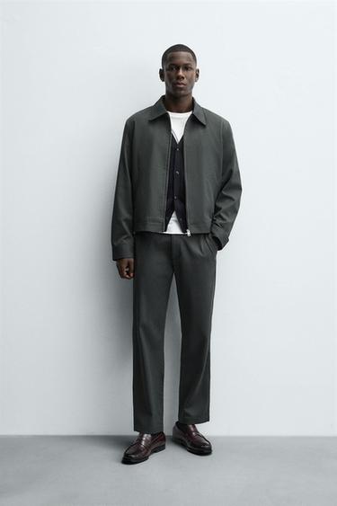 REGULAR FIT SUIT - Mauve by Zara