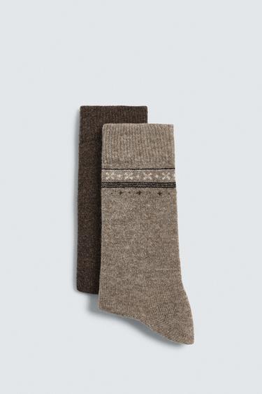 PACK OF 2 COMBINED SOCKS - various by Zara