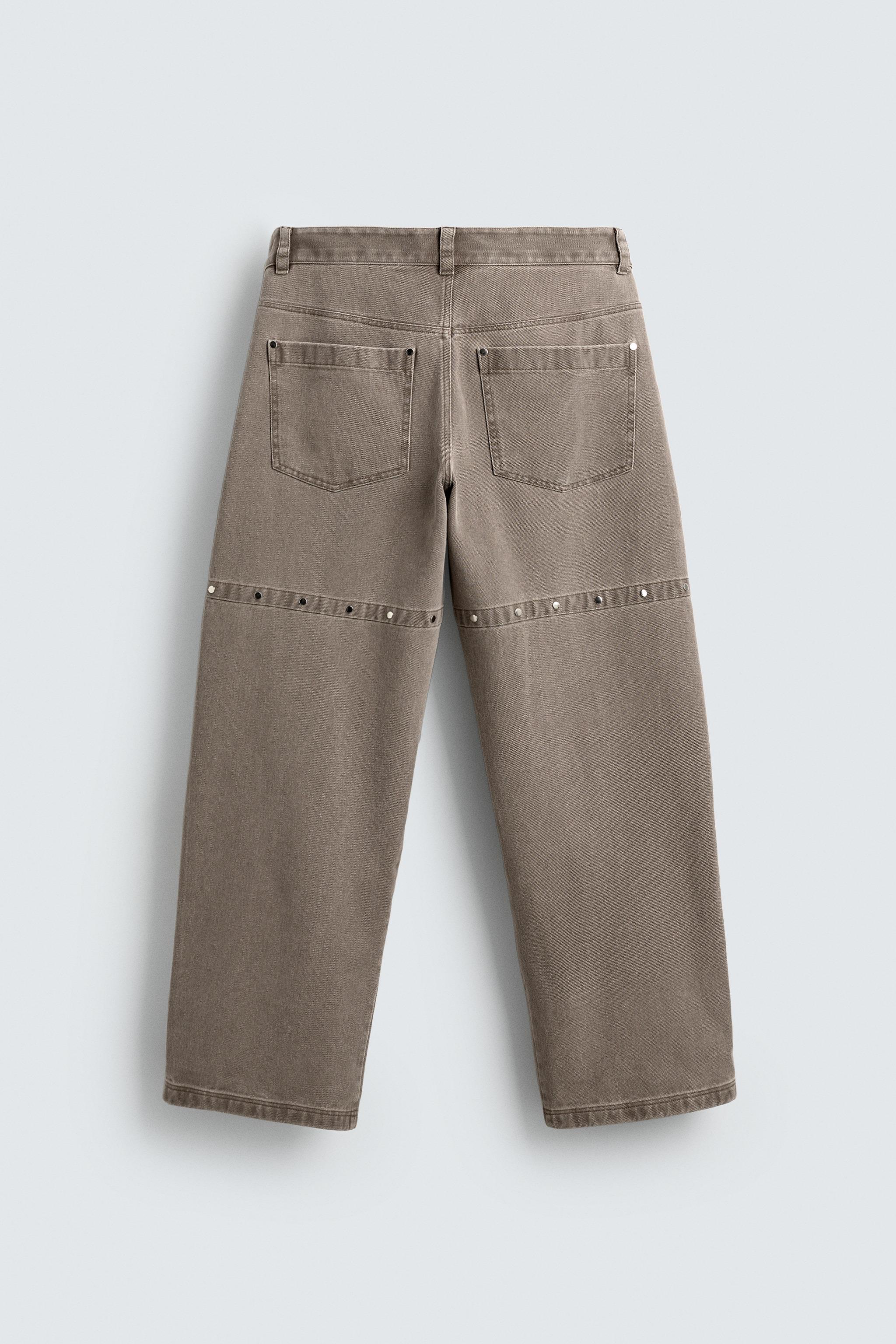 PANTALON DÉCONTRACTÉ À CLOUS