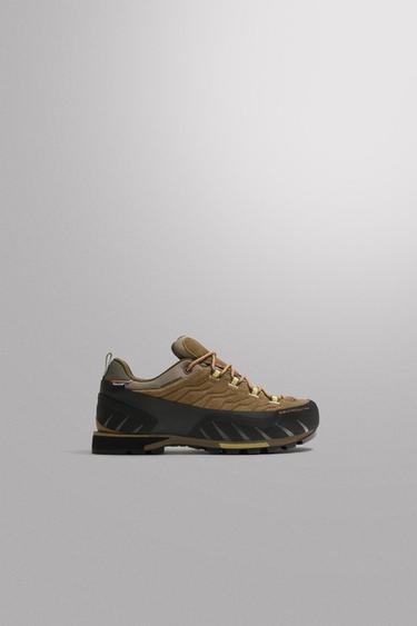 RECCO® WATERPROOF HIKING SHOES - Green by Zara
