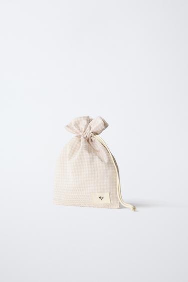 PACK DE SACS À CARREAUX - Blanc écru de Zara - Image 1