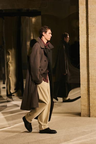 Long reversible coat - LIMITED EDITION — Brown marl 1