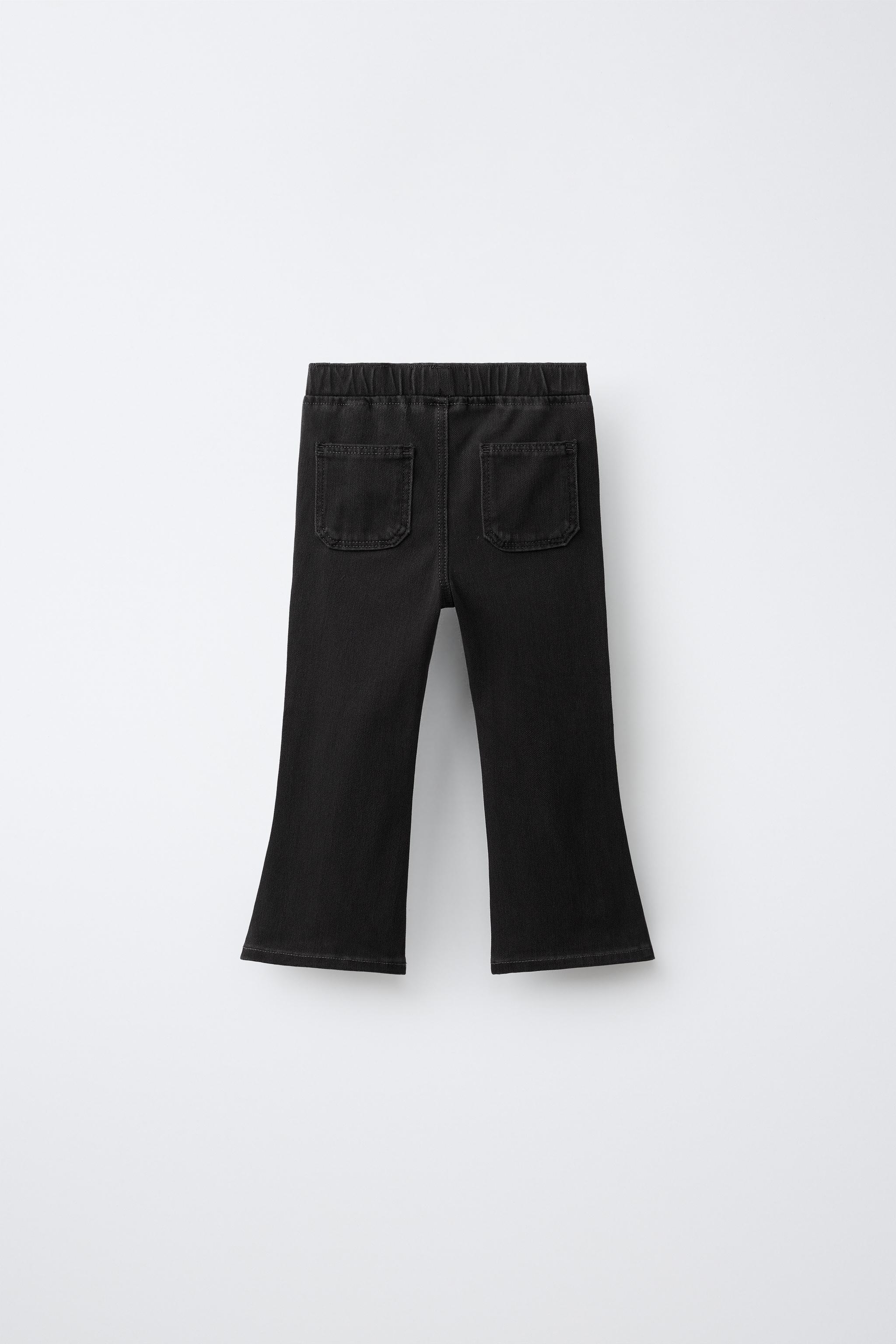 Детские леггинсы Zara FLARED DENIM LEGGINGS — фото 2