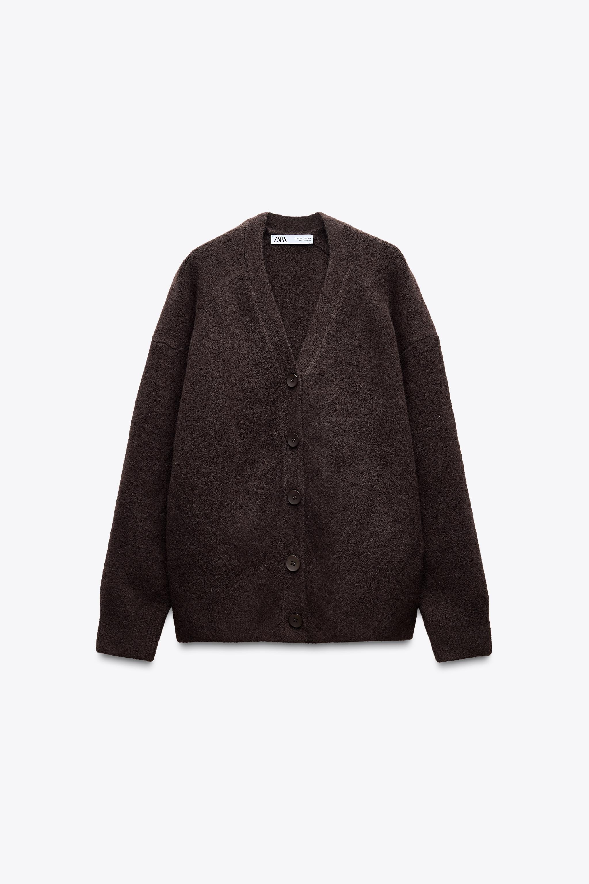 無地ニットジャケット - グレー | ZARA Japan / 日本
