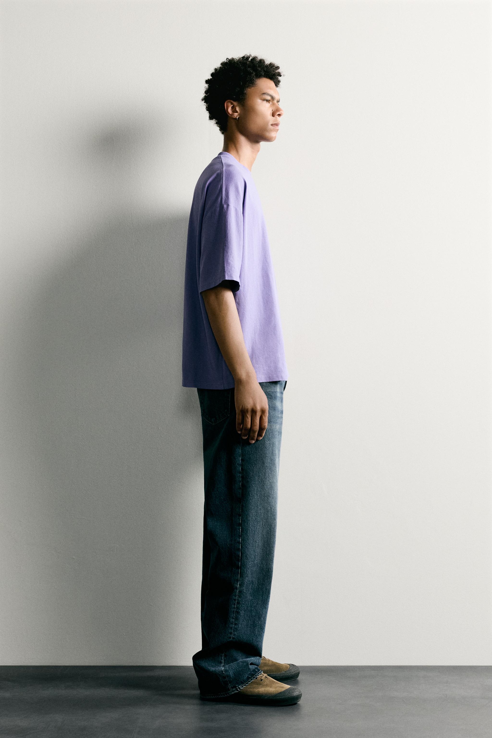 BASIC RELAXED FIT WASHED T-SHIRT - thumbnail 10