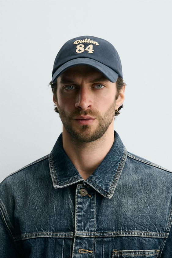 EMBROIDERED TEXT CAP