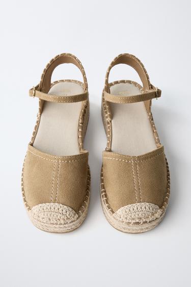 TOPSTITCHED ESPADRILLES - Brown by Zara - Image 3