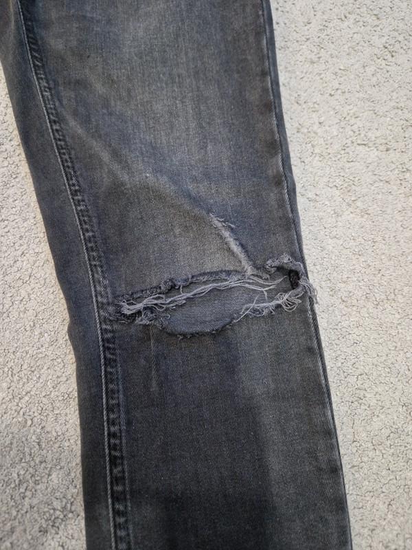 BLACK/GREY SKINNY JEANS - Image 4